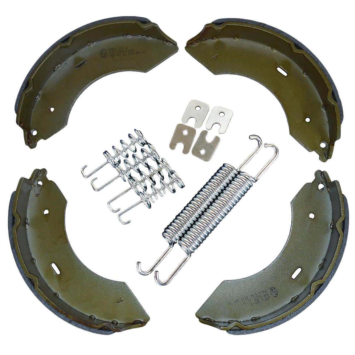 AL-KO 230x60mm Trailer Brake Shoe Set – Axle Set (2 Wheels) – Unbranded