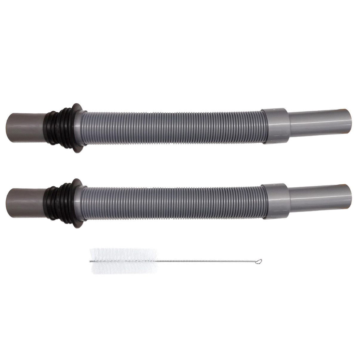 Flexible Convoluted Waste Pipe with Brush