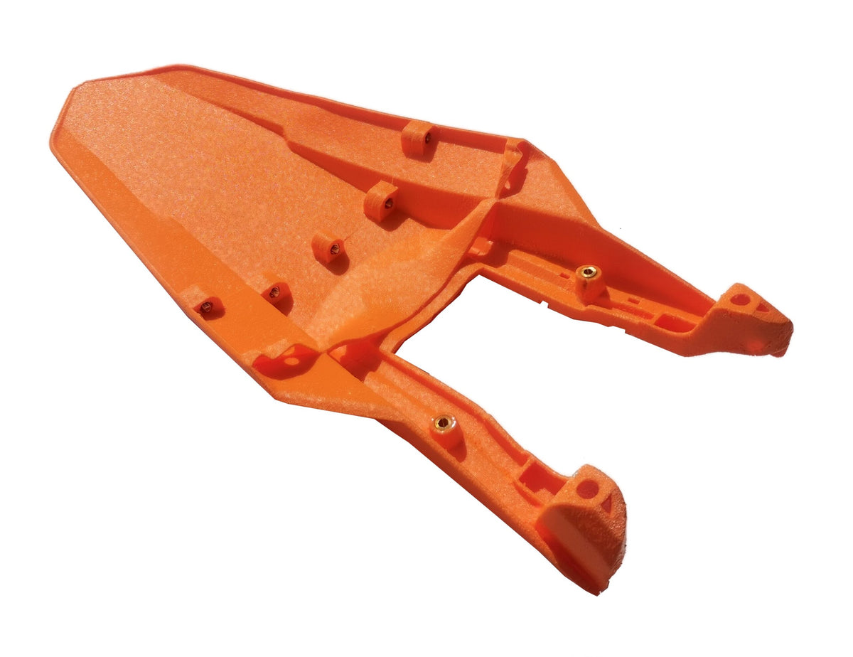 KTM EXC Rear Mudguard Fender 2024-2026 TPU Flexible 3D Printed - Orange image 1