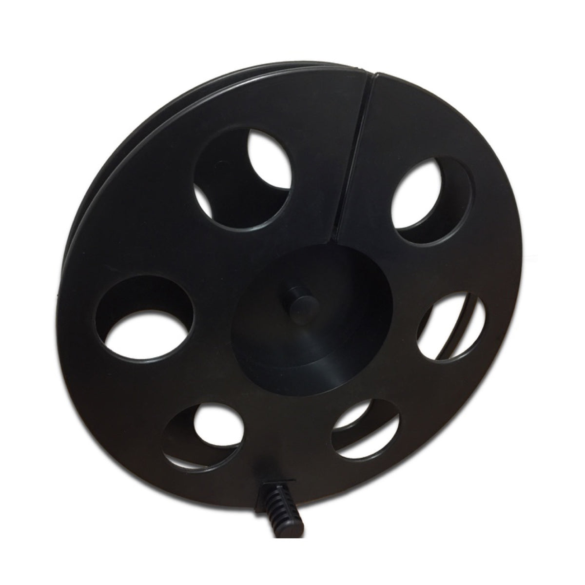 Empty Small Black Hose Reel