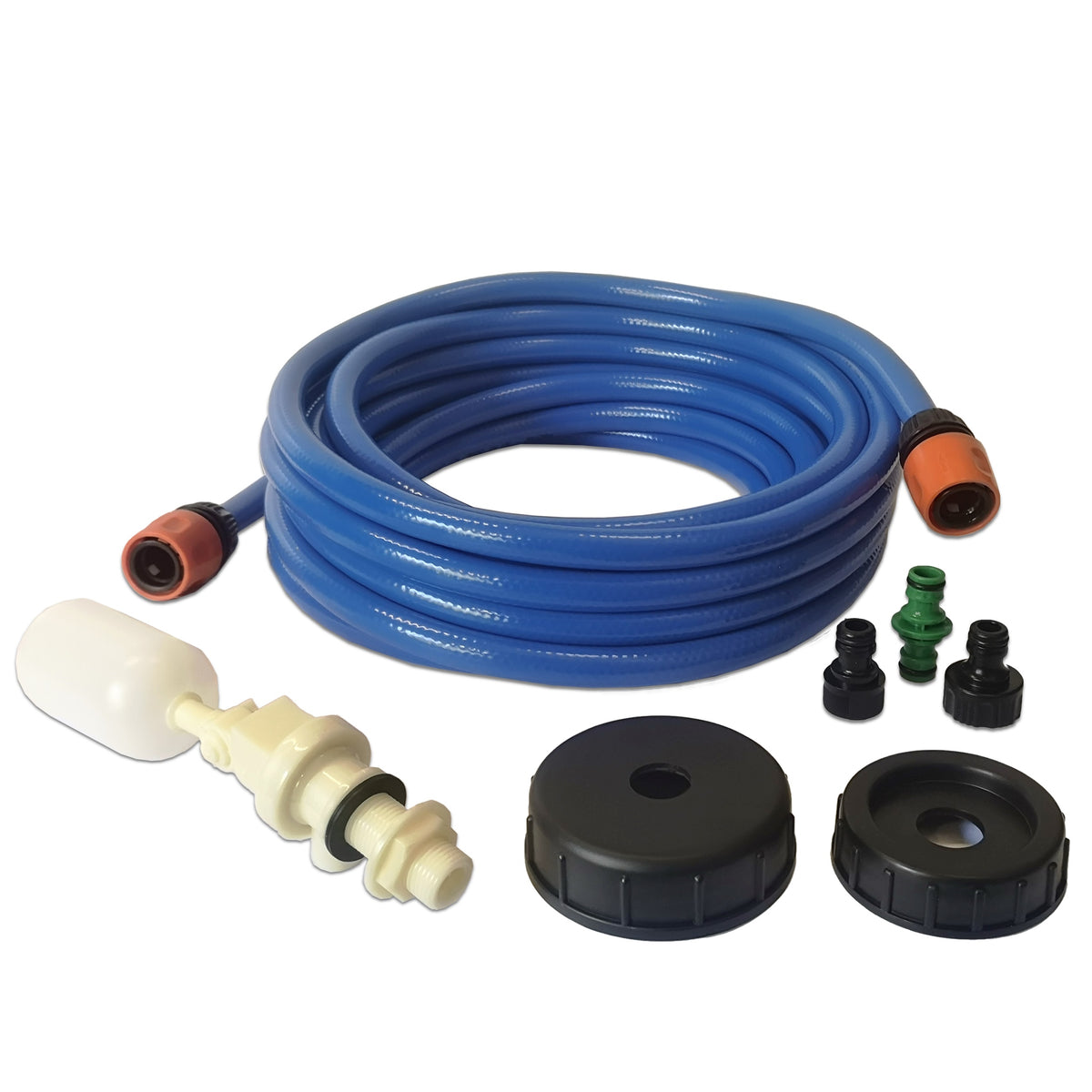 Premium Round Hose & Universal Mains Water Adaptor Kit